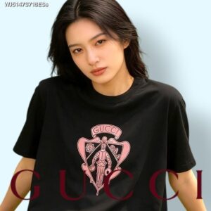 [구찌] G 왕관 패치 반팔 BLACK WHITE Cotton 100% .... 총장