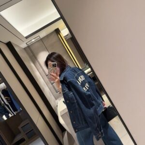 [셀린느] 데님패치 트러커 자켓