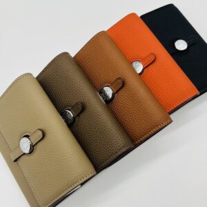[에르메스] H 도곤 컴팩트 반지갑 크기 : 14.7 × 9.8 × 1.4