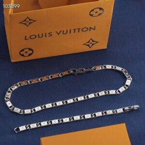 [루이비통] 모노그램 체인 링크 세트 (Necklace & Bracelet)