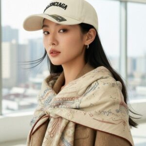 [발렌시아가] 더블 로* 자수 볼캡 수입