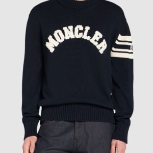 [몽클] 부클 로* 크루넥 스웨터 color: 블랙
