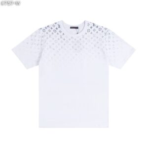 [루이비통] 그라디언트 코튼 티셔츠 color: 화이트