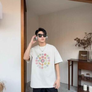[발렌시아가] 스파이럴 크레스트 라운드 티셔츠