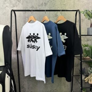 [스투시] STU 트리플로* 하프 SIZE 프리 오버사이즈 105~110 COLOR 블랙 네이비 화이트
