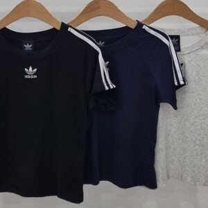 [아디다스] 반크롭 자수반팔티 사이즈프리