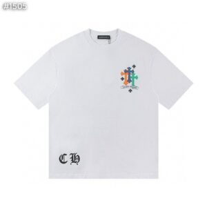 [크롬하츠] 플라워 아카이브 반팔 티셔츠 color: 화이트