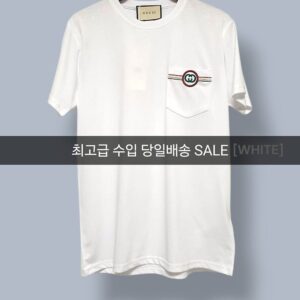 [구찌] G 포켓 자수 반팔티
