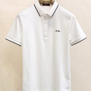 [로로피아나] 자수 로* 피케 셔츠 color: 화이트
