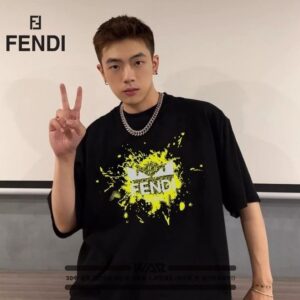 [팬디] 물감 EYES 패턴 반팔 티셔츠