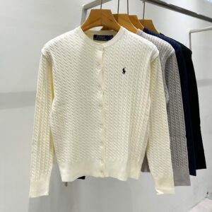 [폴로] 우먼 잔케이블 가디건 ◇ 컬러 - 그레이 , 네이비 , 블랙 , 아이 ◇