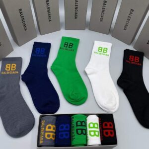 [발렌시아가] 남녀공용 5종 양말세트 color : 5개 1세트