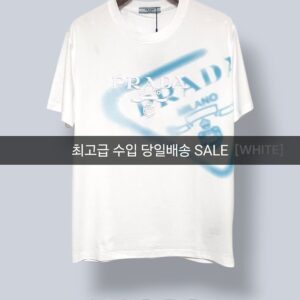 [프라다] 블루 사피아노 반팔 블랙 M(1) L XL