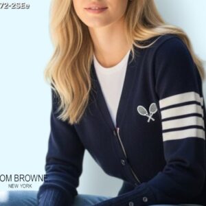 [톰브라운] 테니스 가디건 NAVY GREY CAMEL WHITE PINK 총장