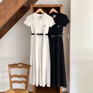 [라코스테] 벨트 원피스 Model