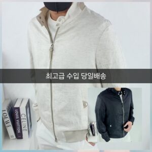 [탐포드] 린넨 바이커 자켓 린넨100%
