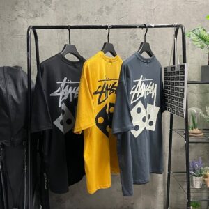 [스투시] STU 주사위티 SIZE 프리 오버사이즈 105~110 COLOR 블랙 옐로우 차콜 화이트