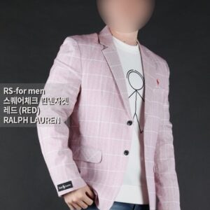 [폴로] "스퀘어체크 린넨자켓"