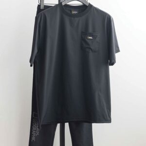 [네셔널지오그래픽] 블랙 포켓 기능성 반팔 티셔츠 & 팬츠 세트 ㆍ 컬러 ㅡ 블랙 ㆍ 사이즈 ㅡ 95. 100. 105. 110
