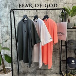 [피오갓] FG자수 피그먼트티 컬러 차콜 화이트 오렌지 사이즈 프리 100~110 오버사이즈 110 착용하시는분들 세미오버
