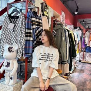[마르지엘라] 모자이크 넘버 반팔 티셔츠 🍀