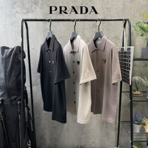 [프라다] PRD 패치하프니트가디건
