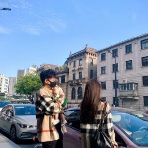 [버버리] 체크 울 자켓