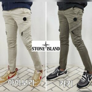 [스톤] S 더블 지퍼 밴더 팬츠 [고급] 아이보리30