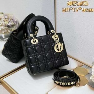 [디올] 디 레이디백 미니 17×14×7 미듐 24×20×11 더스트구성 미니 미듐