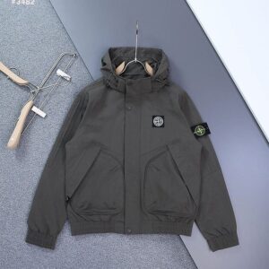 [스톤] 라이트 소프트쉘 와펜 후드 점퍼 컬러 : 카키