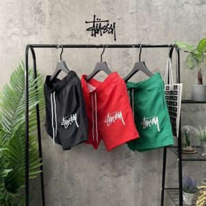 [스투시] STS자수 나일론팬츠2 프리 엑스33~35 Color: 블랙 그린 레드