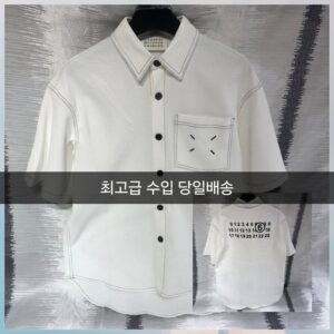 [마르지엘라] 백로* 스티치 셔츠
