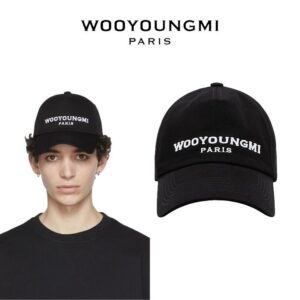 [우영미] 자수 볼캡(블랙)
