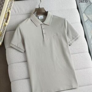 [버버리] 남성반팔 PK티셔츠-01237 Color - 화이트 베이지