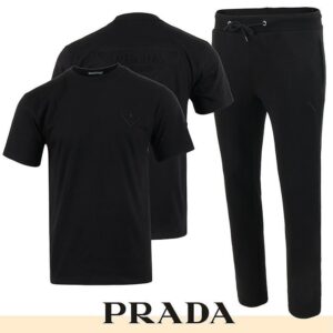 [프라다] 백로* 엠보 로* 반팔 & 긴바지 셋업 *