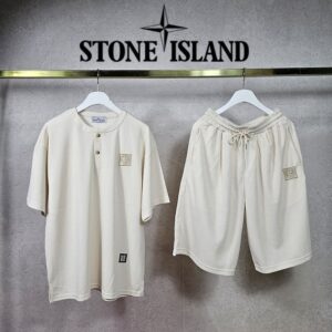 [스톤] ST 쿨론 시즈닝 헨리넥&밴딩 팬츠 SET - FABRIC(소재) : 드라이핏 쿨론(냉감원단) 코튼 75 / 폴리에스터 25 / 스판텍스 5