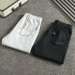 [마르지엘라] 레터링로* 밴딩팬츠 color 블랙. 그레이 Size 32. 34. 36. 38