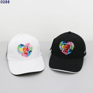 [지포어] 하트 자수 볼캡 모자