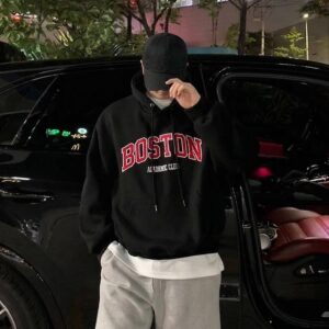 [루이비통] 빈티지 올브랙 패치 모자