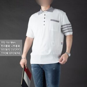 [톰브라운] "트리콜로 니트" 모델 183cm/78kg 2(L-95~100) 착용컷