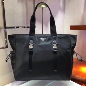 [프라다] 2VG042 리나일론 토트백 쇼핑백 구성 가로 40cm 세로 34cm 폭 16cm