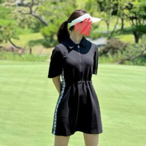 [LN] 컨트라스트 로* 라인 드레스(WOMEN) 사방 스트레치 기능을 갖춘