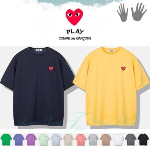 [꼼데] 면 PK 오버핏 반팔 네이비 옐로우 그린 블루 바이올렛 민트 스카이 연베이지 핑크 멜란지 진베이지 화이트 차콜 블랙 면