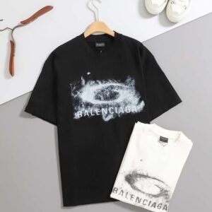 [발렌시아가] 크레용 루프 반팔 티셔츠 ㆍcolor ㅡ 화이트, 블랙 ㆍsize ㅡ 95. 100. 105. 110