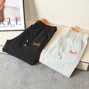 [에르메스] 자수로* 밴딩 조거패ㆍ츠 Color 블랙. 연그레이 Size 30. 32. 34. 36