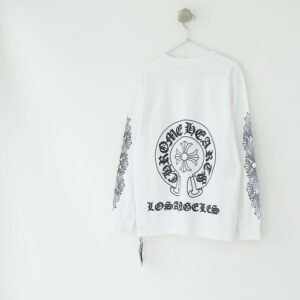 [크롬하츠] 포켓 홀스슈 LA 롱슬리브 - 수입 Color 블랙 , 화이트 Size M , L 미세오차 +,-1~3cm 가슴둘레,어깨,기장,소매