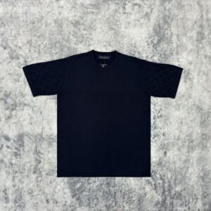 [루이비통] 모노그램 톤온톤 니트 반팔티셔츠 - 수입 Color 딥블루 , 화이트 Size M , L 미세오차 -,+1~3cm 기장,가슴둘레,어깨,소매