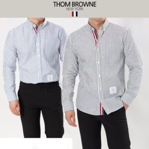 [톰브라운] 씨어서커 히든띠 남방 FABRIC(소재) : 씨어서커 COLOR(색상) :차콜,소라 SIZE(사이즈) : L(95~100) XL105 XXL110 모델