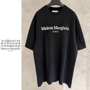 [마르지엘라] [M] 넘버링 그래픽 코튼 티셔츠(수입)