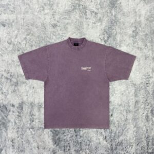 [발렌시아가] 폴리티컬 크랙 반팔티셔츠 - 수입 Color 페이드레드 , 페이드블루 Size FREE 미세오차 -,+1~3cm 기장,가슴둘레,어깨, , 124 , 56 , 26cm